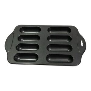 Norpro Nonstick Cream Canoe Cake Pan – 8 Cavity Dessert Baking Mold